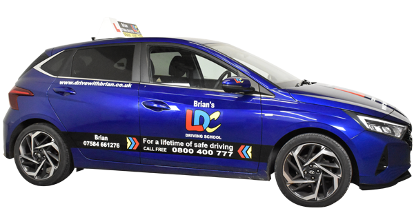 Brian Longden-Thurgood's driving school car